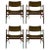 Set of Four Rosewood Armchairs For Sale