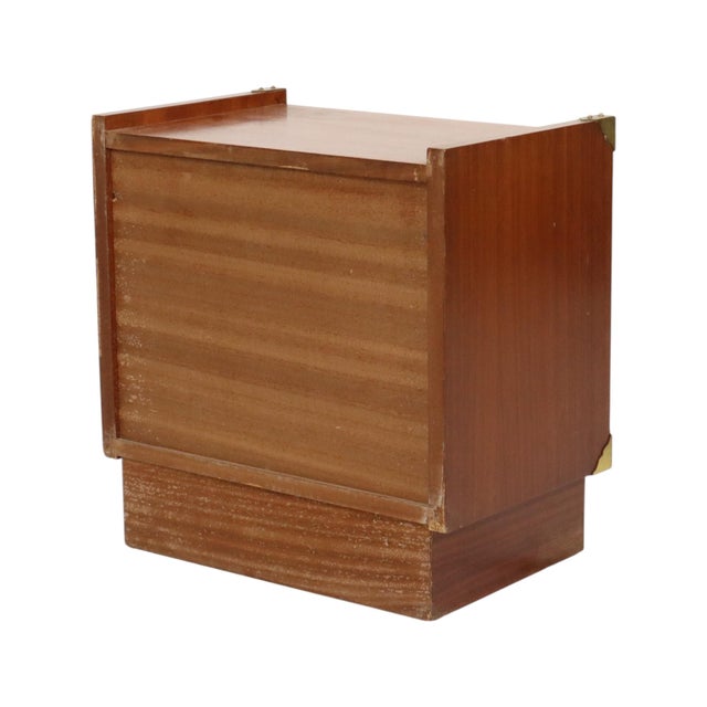 1970s Vintage Campaign Bedside Table by Gautier, France, 1960s For Sale - Image 5 of 18