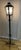 1950s wrought iron and frosted glass indoor floor lamp Original condition European Plug (up to 250V).The wiring of this...