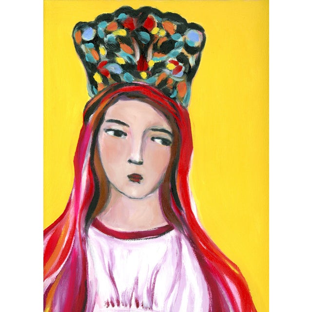 2020s Mary, Contemporary Portrait Oil Painting For Sale - Image 5 of 8