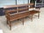 Brown Antique Spindle-Back Bench With Cushion For Sale - Image 8 of 12