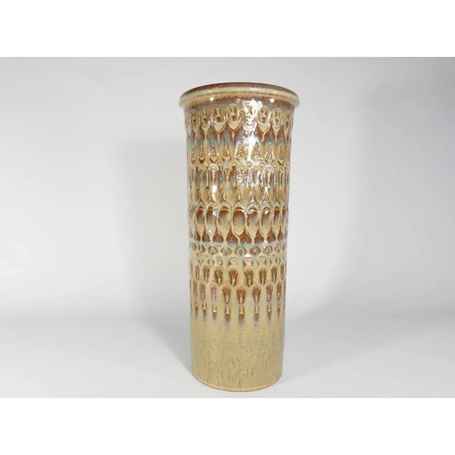 1960s Scandinavian Modern Stoneware Floor Vase from Søholm Stoneware, 1960s For Sale - Image 5 of 11