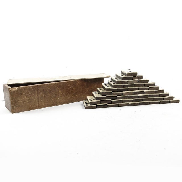 Postmodern Domino Game, Poland, 1950s, Set of 28 For Sale - Image 12 of 15