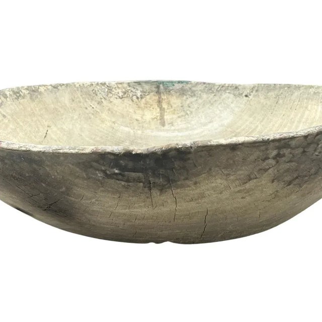 1970s Vintage Wooden Parat Bowl - Medium For Sale - Image 4 of 5