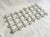 Chinoiserie 1970s Silver Faux Bamboo Trivets - Pair For Sale - Image 3 of 5