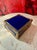 Royal Bovano Italian Style Cobalt Blue Enamel Vintage Cigarette Case or Jewelry Box From the 1950s or 1960s For Sale - Image 11 of 12
