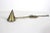 Vintage Gilt Gold Florentine Style Large Candle Snuffer With Twisted Wrought Iron Handle For Sale - Image 6 of 7