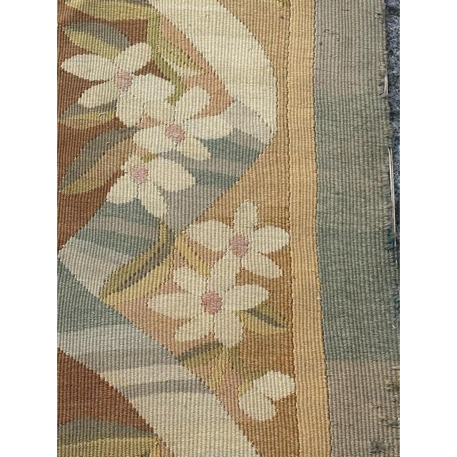 Antique French Aubusson Tapestry Border Fragment, 1890s For Sale - Image 6 of 18