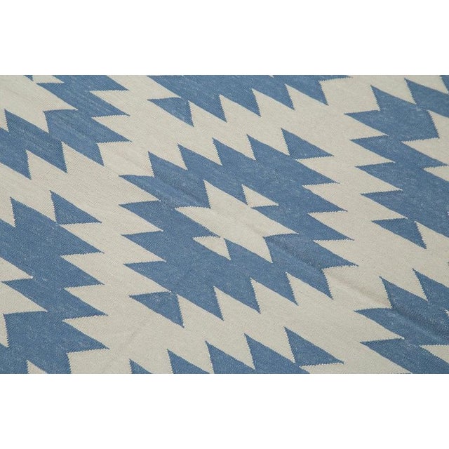 Flatweave Dhurrie Kilim Rug For Sale - Image 5 of 7