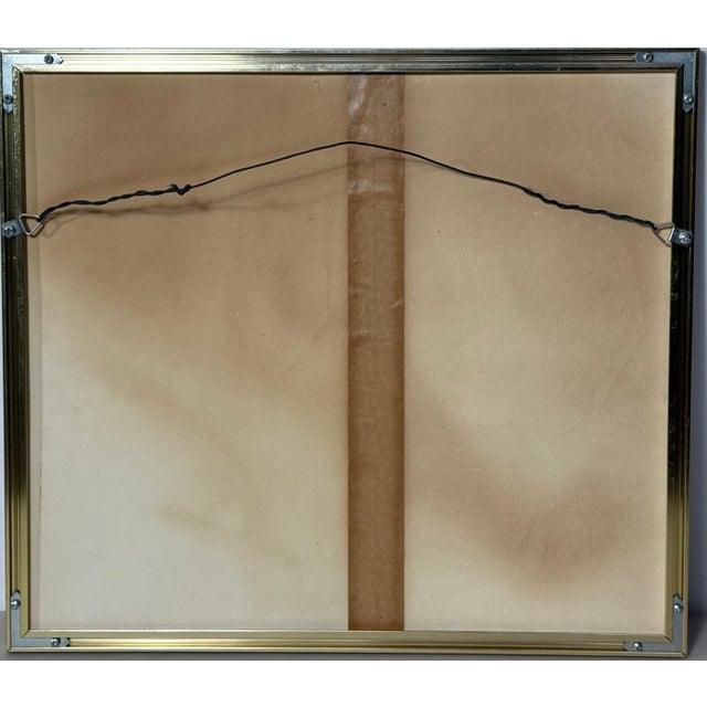 Original 1987 Coastal Watercolor "The Catch" Common Tern Bird Study - Signed C. G. Hurth For Sale - Image 11 of 12