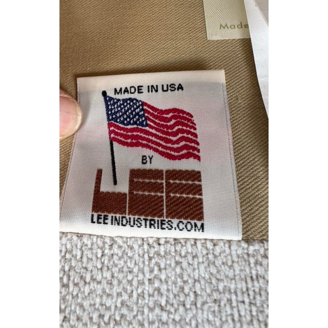 Textile Lee Industries Sectional Sofa W/ Chaise in Performance Fabric For Sale - Image 7 of 7