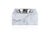 Contemporary Squared White Marble Cats and Dogs Bowl With Removable Steel from Fiammettav Home Collection For Sale - Image 3 of 4