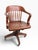 Gunlocke Antique Bank of England Jury Style Swivel Tilt Desk Chair For Sale - Image 4 of 16