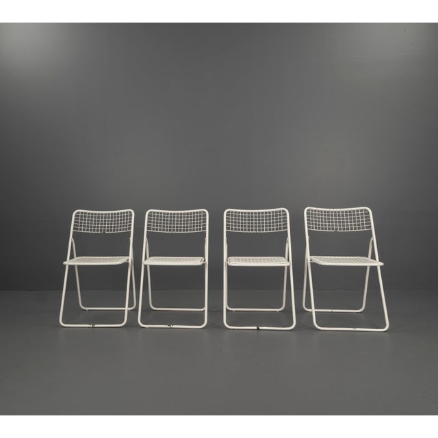 Vintage Ted Net Chairs by Niels Gammelgaard for Ikea, 1970s, Set of 4 For Sale - Image 10 of 18