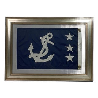 Framed Nautical Yachting Flag For Sale