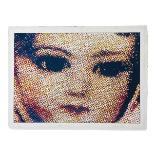 1971 “Corn Maid” Abstract Figurative Lithograph Numbered 19/100 by Michael Knigin For Sale