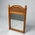 This mid century modern mirror features a large wall mirror design crafted with a bamboo frame mirror and pine wood mirror...