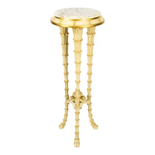 Mid-Century Hollywood Regency Painted Pedestal For Sale