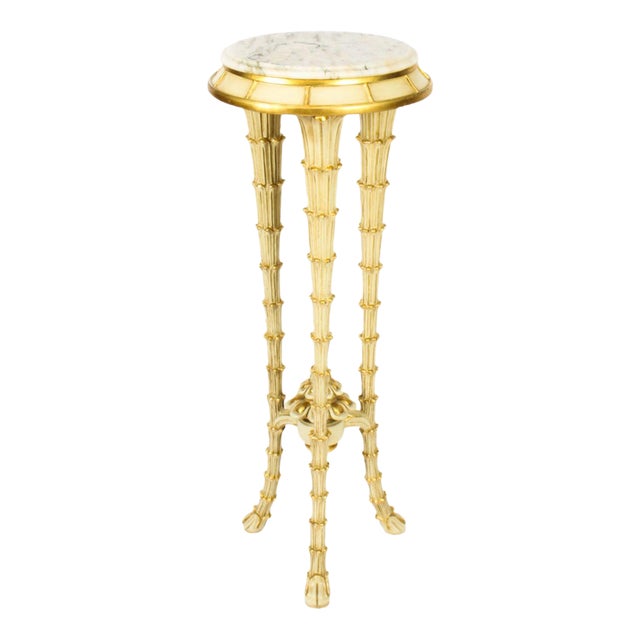 Mid-Century Hollywood Regency Painted Pedestal For Sale