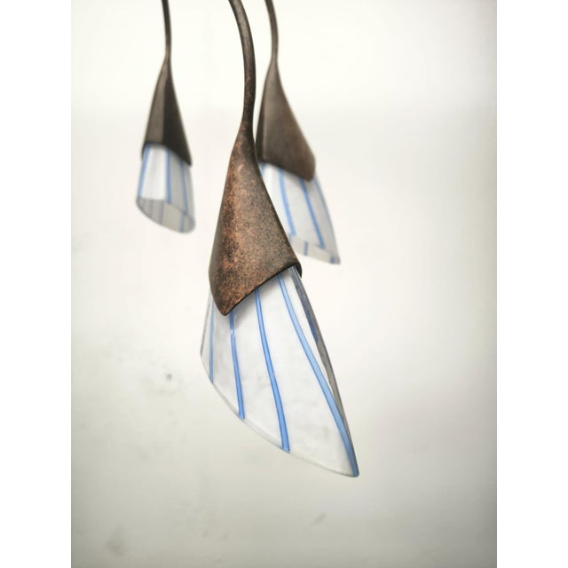 6-Light Chandelier Lamp International, 1990s For Sale - Image 11 of 14