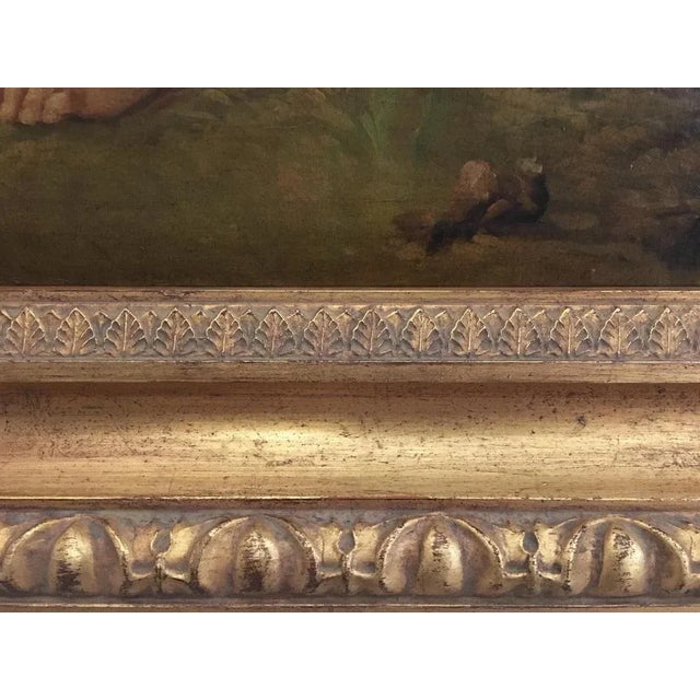 C.A.Coessin De La Foss, Diana the Huntress, Oil on Canvas, Framed For Sale - Image 6 of 7