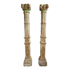 1920s Pair of Colonial India Columns