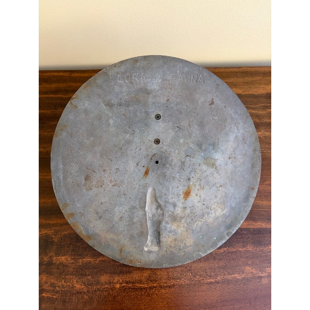 Metal Vintage English Country Iron Garden Sundial "Grow Old Along With Me" For Sale - Image 7 of 7