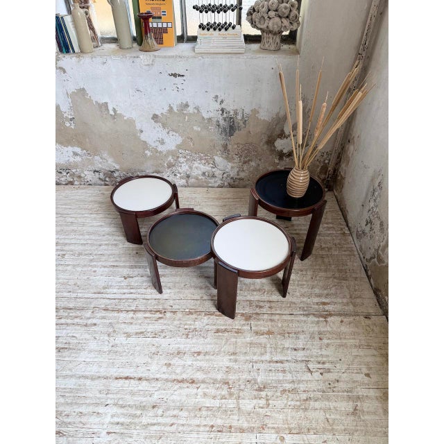 Nido 780 G Stackable Coffee Tables by Gianfranco Frattini for Cassina, 1960s, Set of 4 For Sale - Image 16 of 18