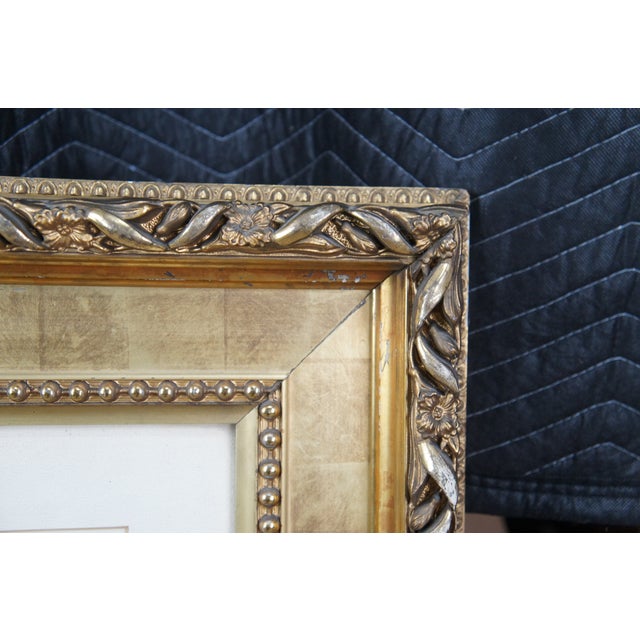 Black Antique Late Victorian Portrait Photograph by John Rudolph Zweifel Gilt Frame For Sale - Image 8 of 10