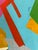 Large Color Block Geometric Acrylic Painting – Modern Abstract Canvas Art For Sale - Image 11 of 11