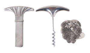 Wine Set Accessories by Royal Selangor, England, 1980s, Set of 3