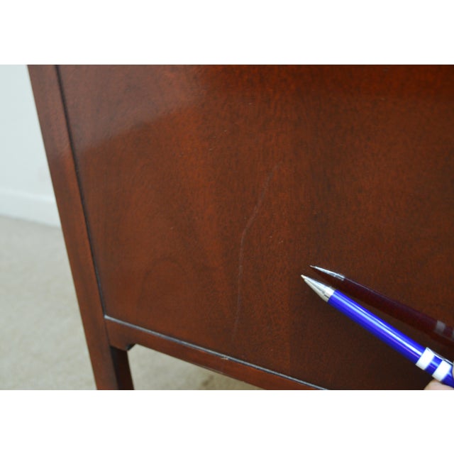Baker Mahogany Nightstands a Pair For Sale - Image 17 of 17