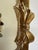 Tirinnanzi Italy Hand Painted Floral Gold Trim Bow Handles Serving Tray For Sale - Image 4 of 15