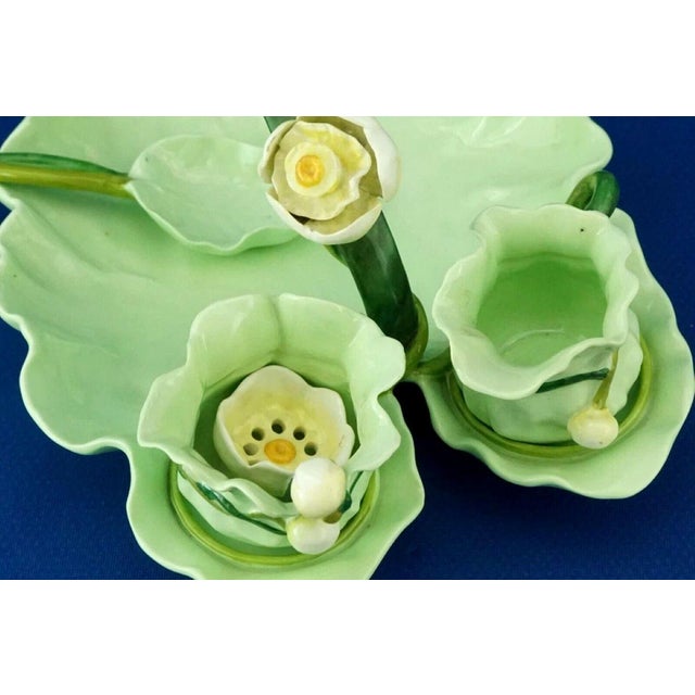Art Nouveau Strawberry Service in Vitrified Majolica by George Jones, England, 1882, Set of 5 For Sale - Image 12 of 18