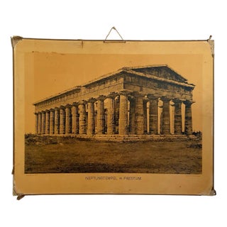 Neptunestempel in Paestum, 1895, Collotype Print For Sale