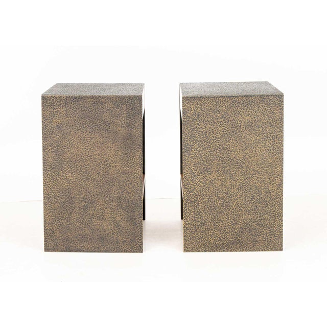 Bronze Aurelien Gallet Sumitra Side Tables, Pair For Sale - Image 8 of 9