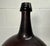 19th Century Large Rare Antique 1800's Hand Blown Amber Glass Demijohn Carboy Wine Bottle Jar For Sale - Image 5 of 13