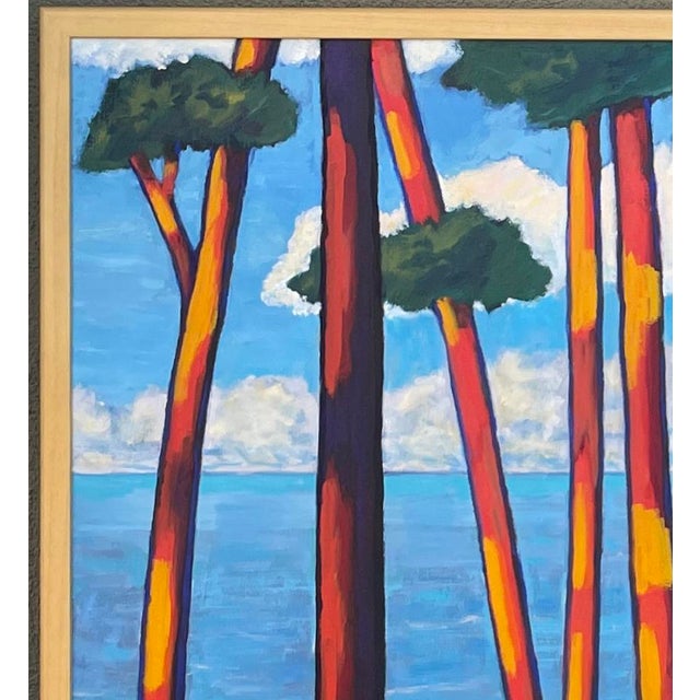 2020s "Banho De Luz" Large Diptych Oil on Canvas by Joao De Brito For Sale - Image 5 of 10