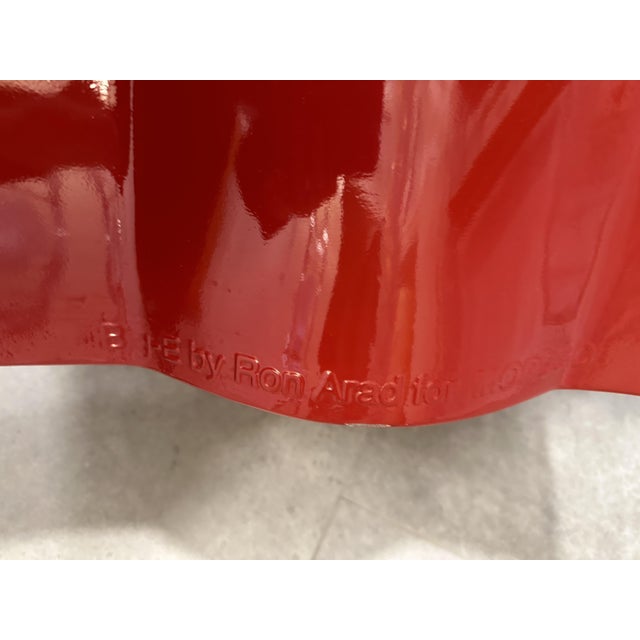 Big Easy red polyethylene armchair by Ron Arad for Moroso Italia, 1990, in perfect condition This piece has an attribution...