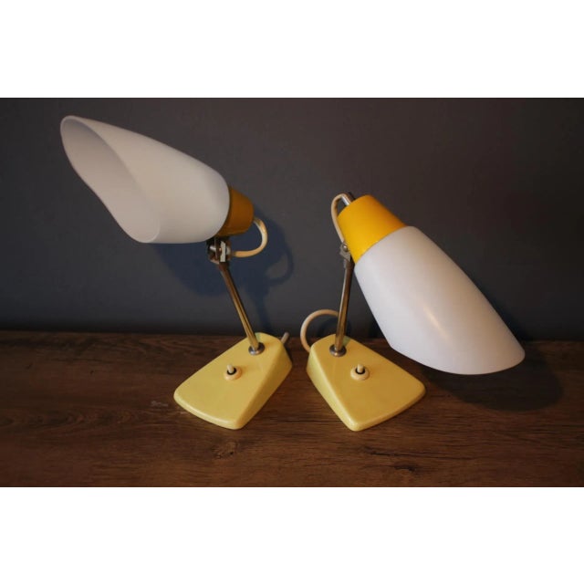 Table Lamps from Kamenický Šenov, 1960s, Set of 2 For Sale - Image 4 of 9