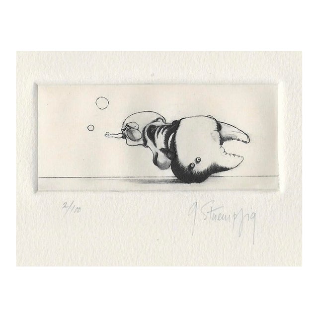George Stuempfig Surrealist Etching For Sale
