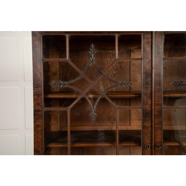 18th century english mahogany secretaire bureau bookcase/cabinet a very interesting 18th century english bureau...