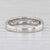 2010s 0.25ctw Diamond Wedding Band 18k White Gold Stackable Anniversary Ring, Size 6.75 For Sale - Image 5 of 8