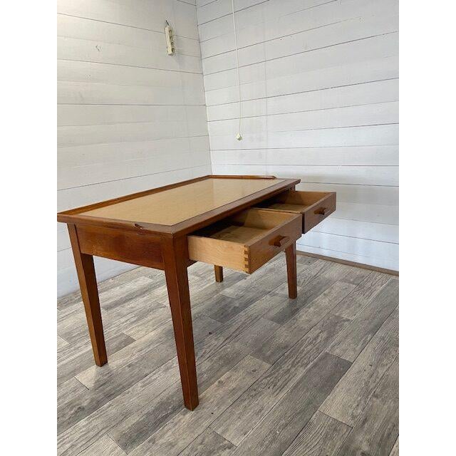Antique Writing Desk in Soft Wood, 1920 For Sale - Image 6 of 7
