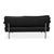 Black Leather Two-Seater Sofa with Manual Function from Walter Knoll For Sale - Image 12 of 14