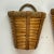 1980s 1980s Split Reed and Jute Wicker Decorative Wall Baskets - A Pair. For Sale - Image 5 of 9