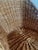 Mid-Century French Barrel Wicker Armchair in Woven Rattan and Willow, 1960s For Sale - Image 9 of 11