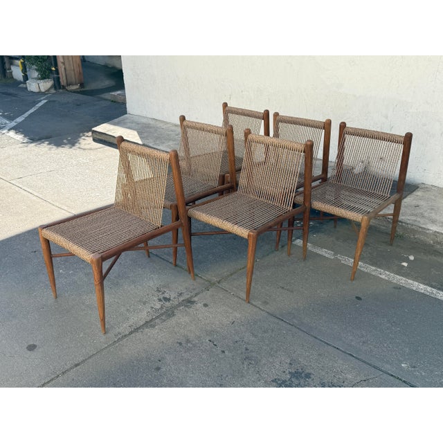 Contemporary Brownstone Furniture Montauk Dining Chairs, Set of Six For Sale - Image 3 of 12