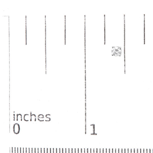 Early 21st Century IGI Certified 14K White Gold 1.0 Cttw 4-Prong Set Brilliant Round-Cut Solitaire Natural Diamond Push Back Stud Earrings (G-H Color, I1-I2 Clarity) For Sale - Image 5 of 5