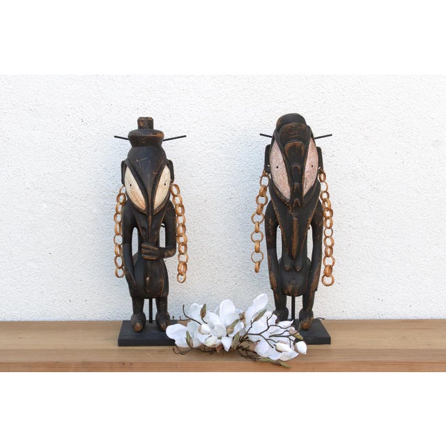 The Jo Society Couple, is a significant pair of West African ritual sculptures, representing the balanced duality of the...